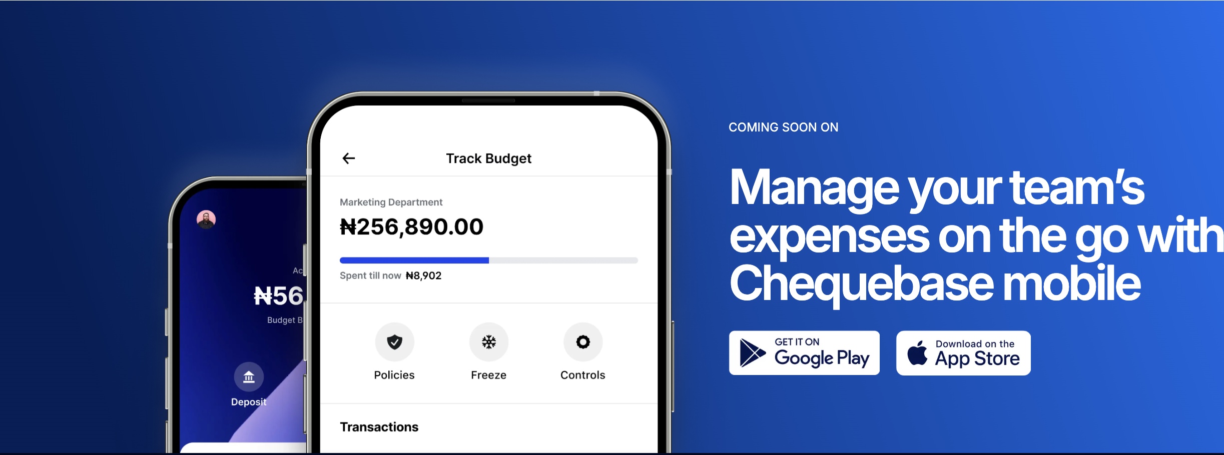 chequebase screenshot
